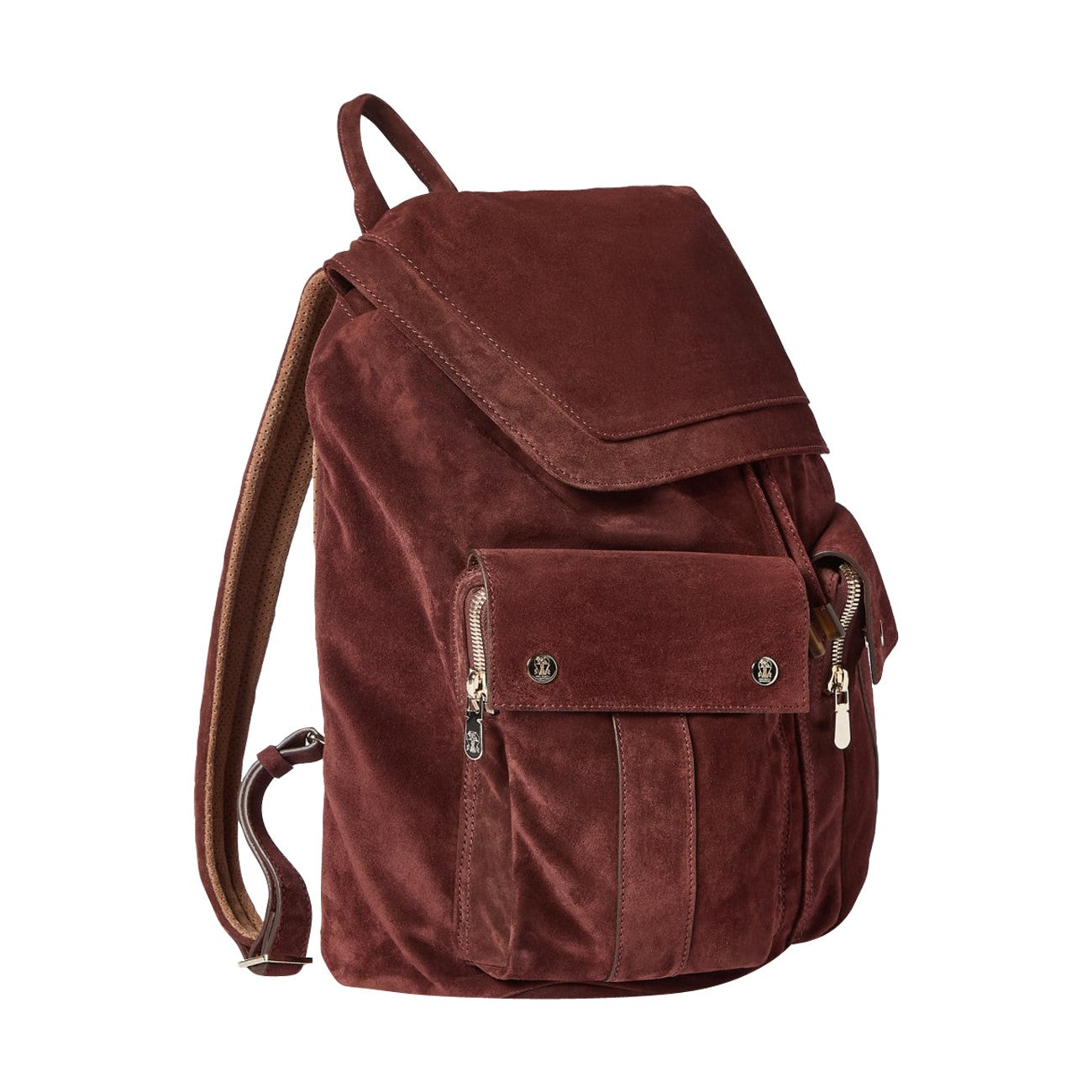 Brunello Cucinelli Men Suede Leisure Backpack BRUNELLO CUCINELLI