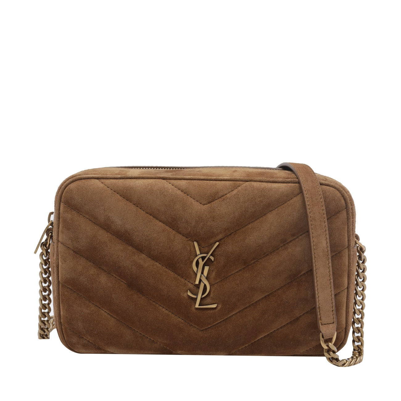 Saint Laurent Women Suede Loulou Camera Bag SAINT LAURENT