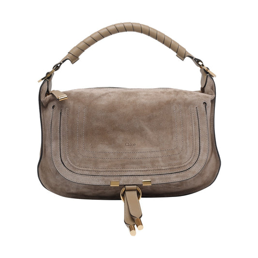 Chloe' Women Suede Marcie Shoulder Bag CHLOE
