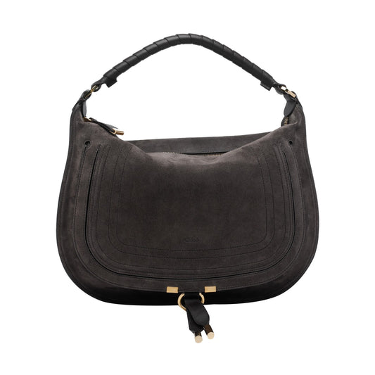 Chloe' Women Suede Marcie Shoulder Bag CHLOE