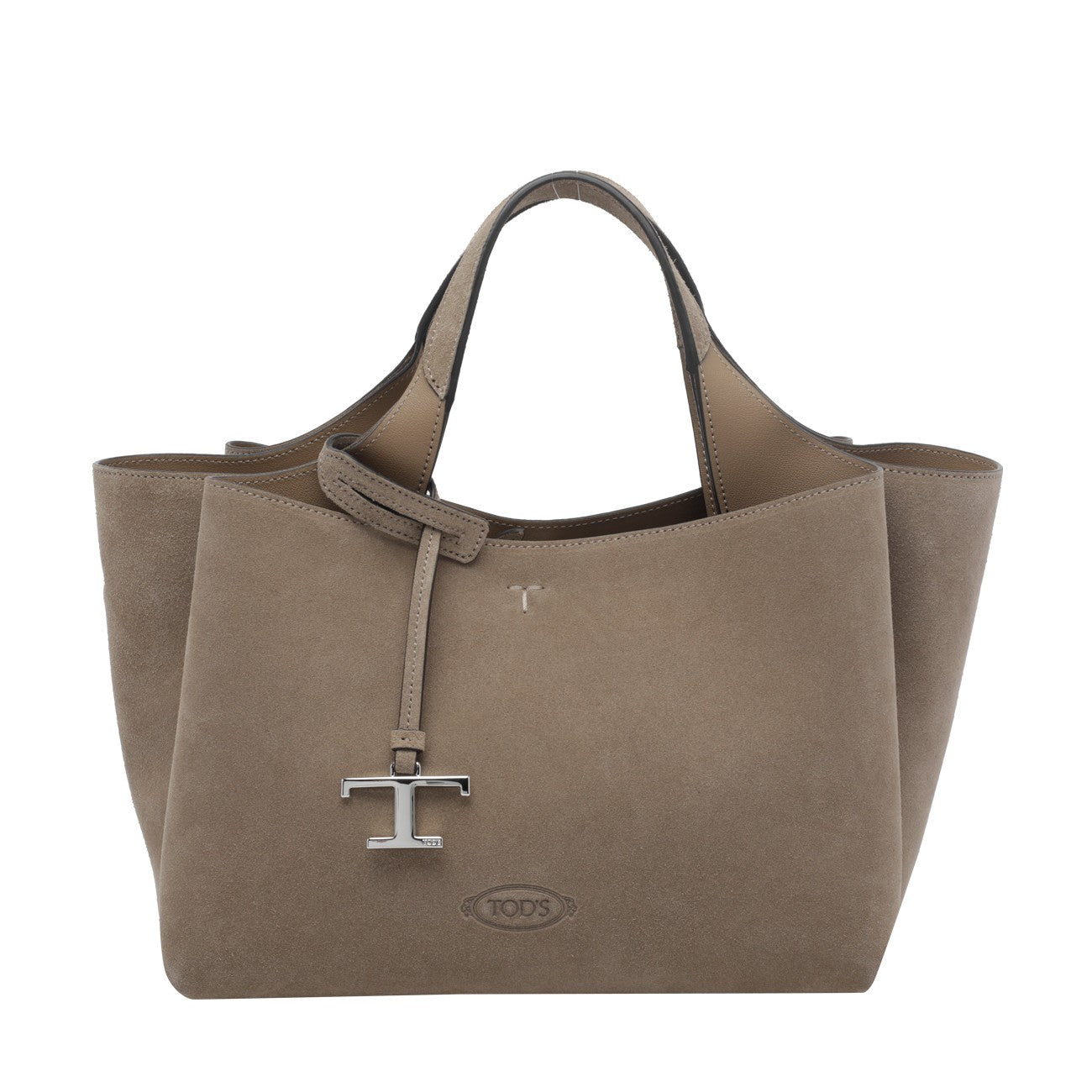 Tod's Women Suede Mini Handbag With T Timeless Charm TOD'S