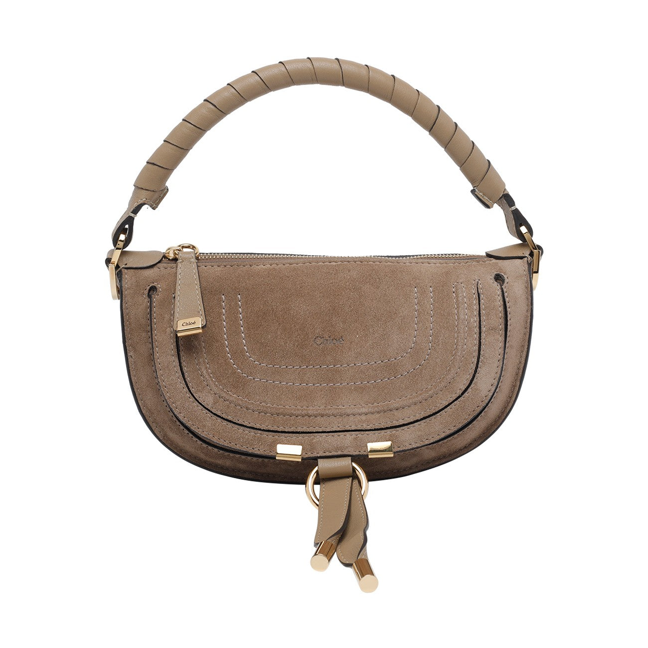 Chloe' Women Suede Mini Marcie Shoulder Bag CHLOE