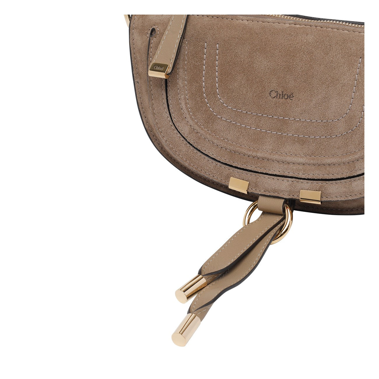 Chloe' Women Suede Mini Marcie Shoulder Bag CHLOE