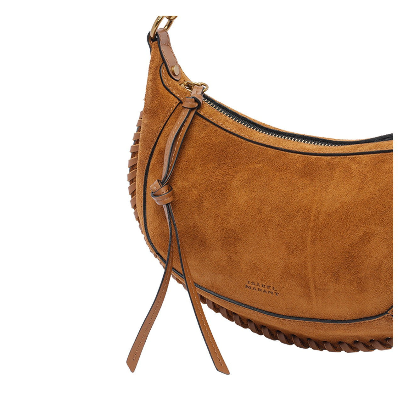 Isabel Marant Women Suede Oskan Moon Shoulder Bag