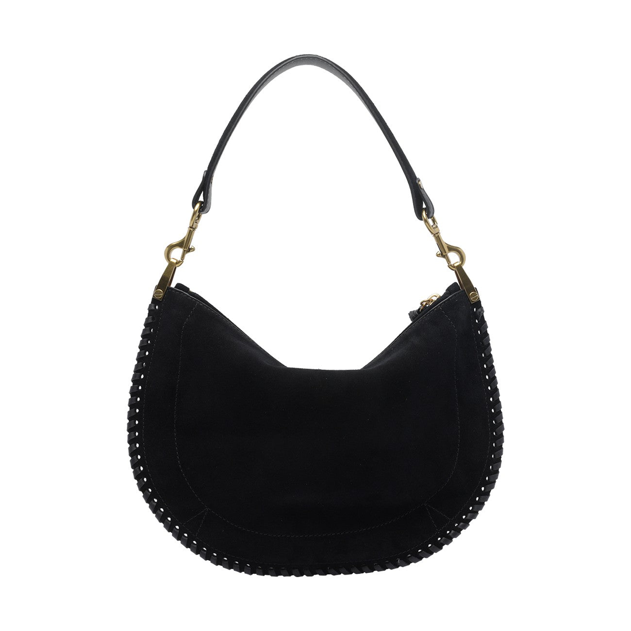 Isabel Marant Women Suede Oskan Soft Zip Shoulder Bag ISABEL MARANT