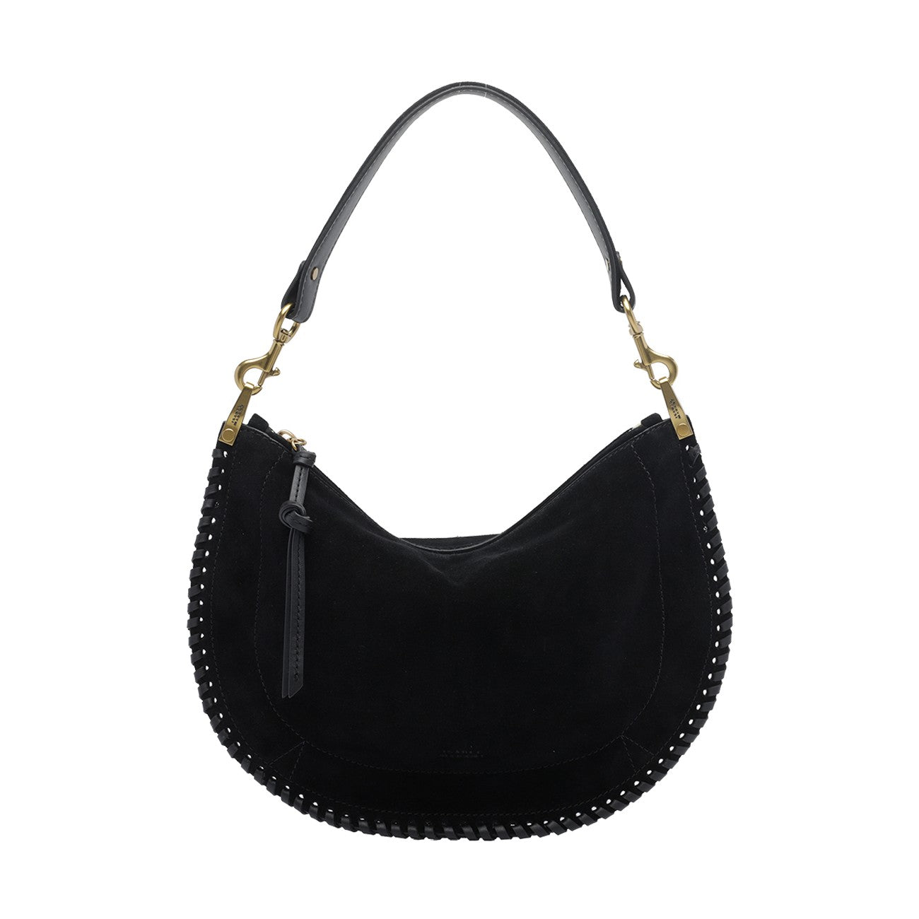 Isabel Marant Women Suede Oskan Soft Zip Shoulder Bag ISABEL MARANT