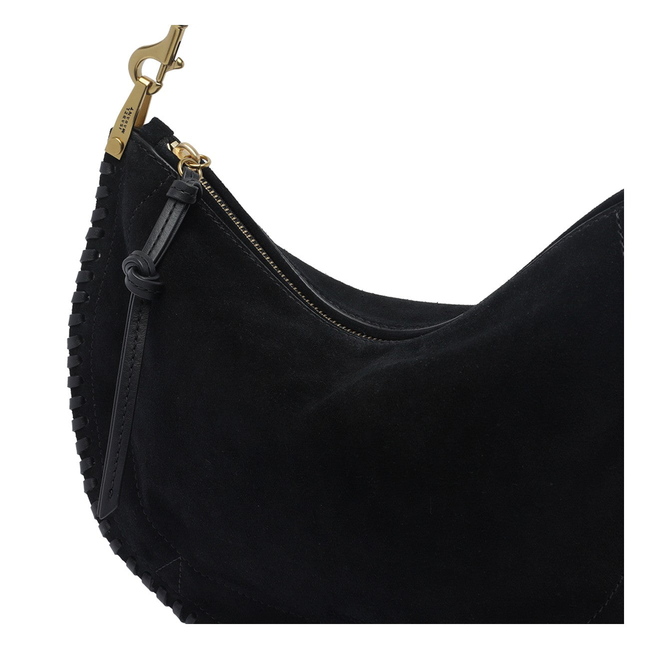 Isabel Marant Women Suede Oskan Soft Zip Shoulder Bag ISABEL MARANT
