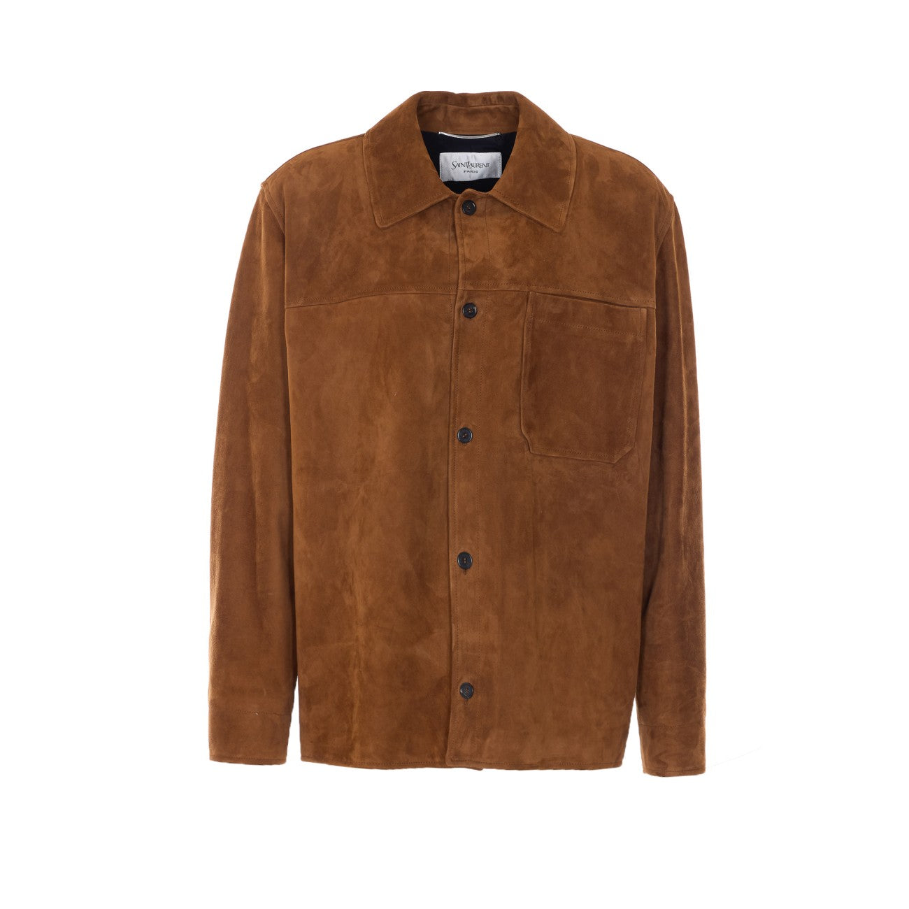 Saint Laurent Men Suede Overshirt SAINT LAURENT