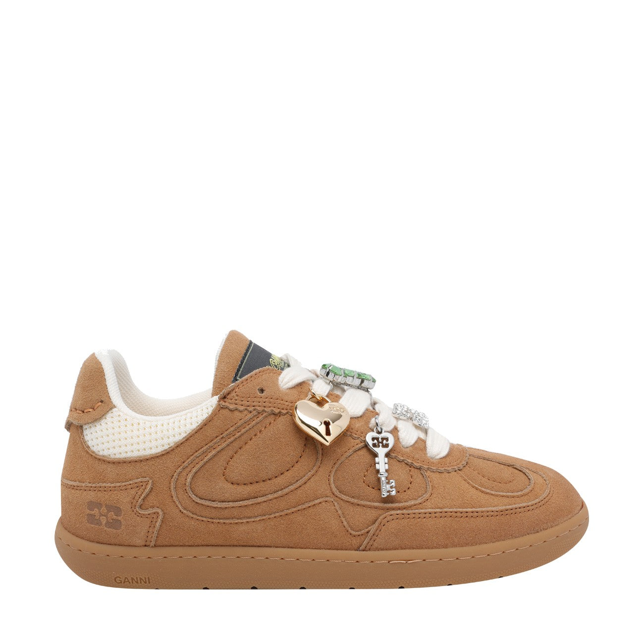 Ganni Women Suede Sneakers GANNI