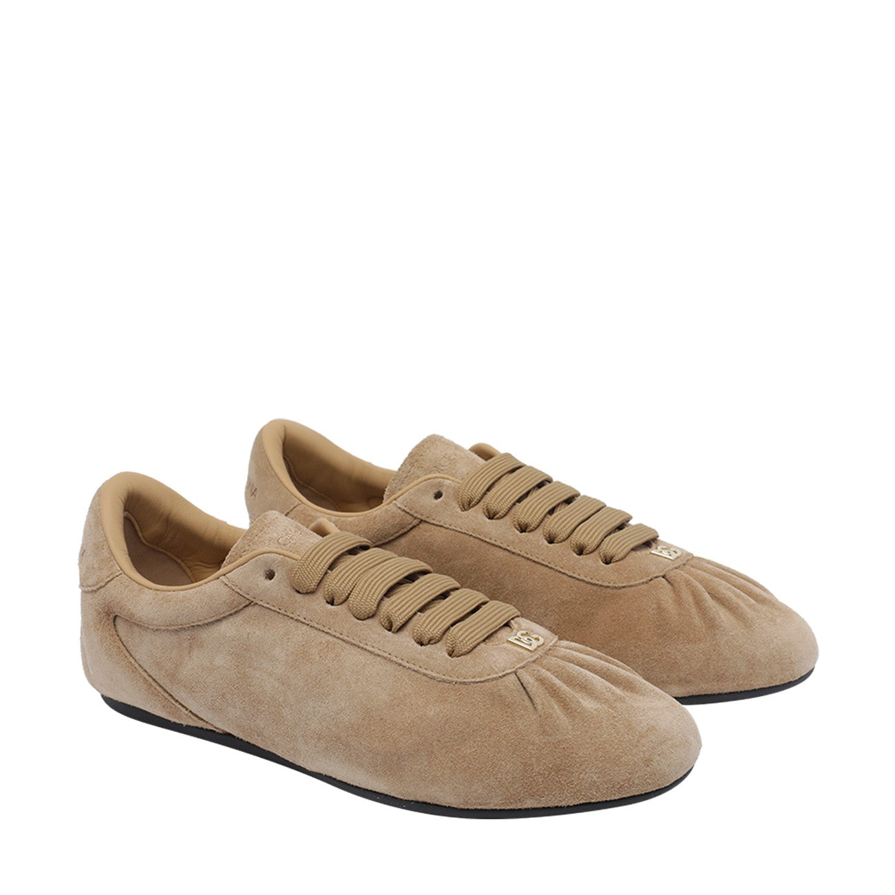 Dolce&Gabbana Women Suede Soft Ballet Sneakers DOLCE & GABBANA