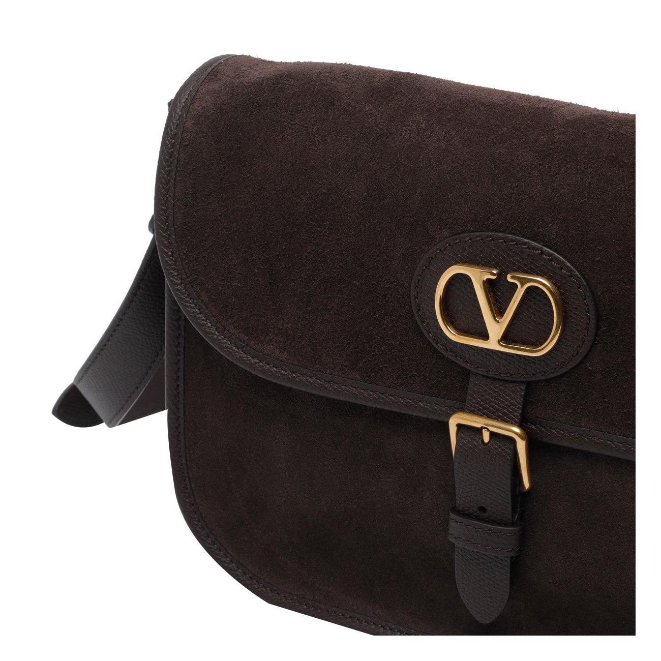 Valentino Garavani Men Suede Valentino Garavani Antibes Crossbody Bag VALENTINO GARAVANI