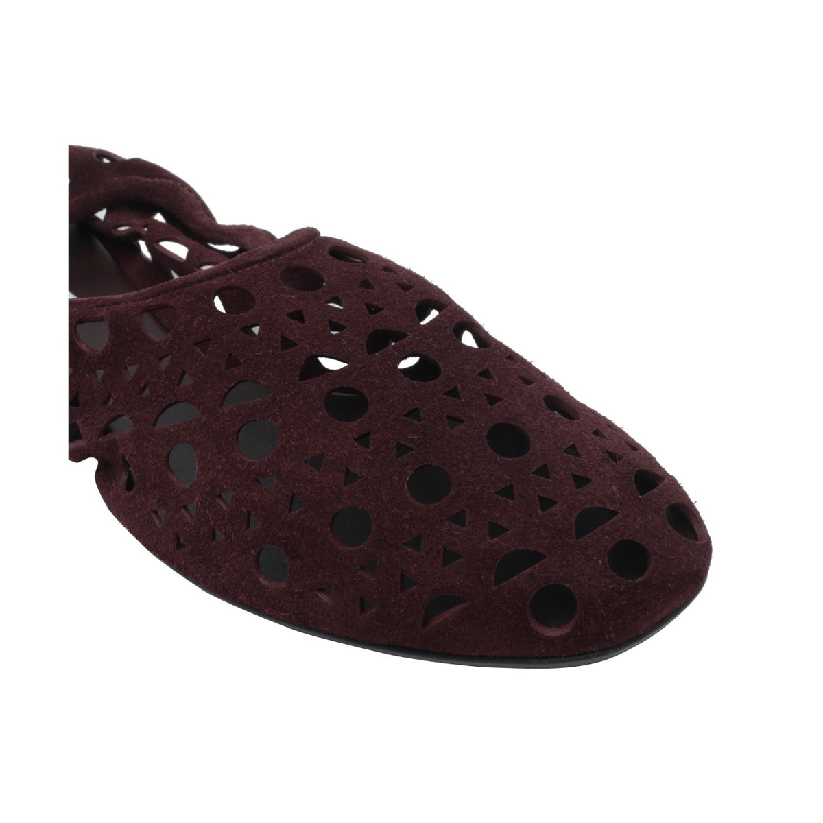 Alaia Women Suede Vienne Flats ALAIA