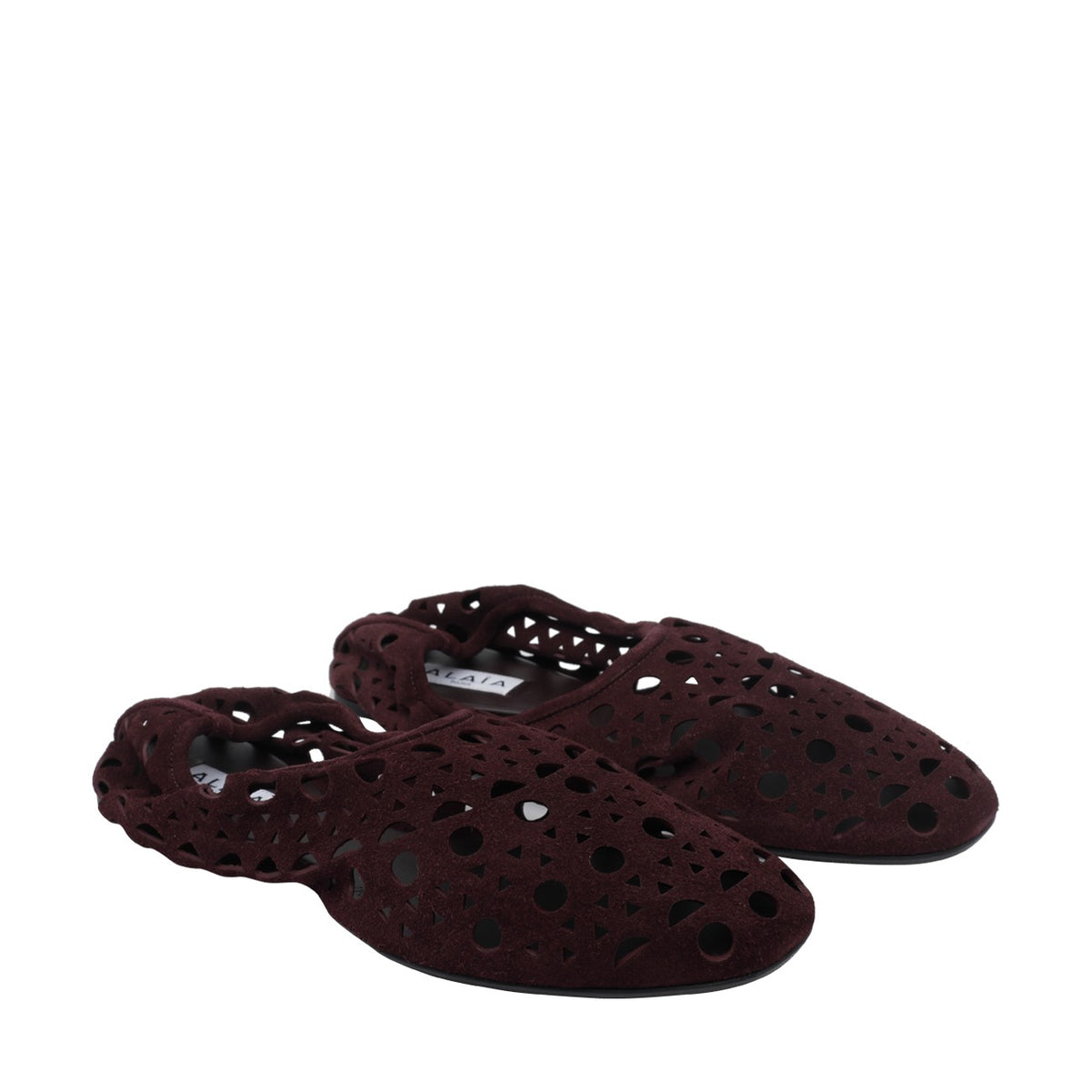 Alaia Women Suede Vienne Flats ALAIA