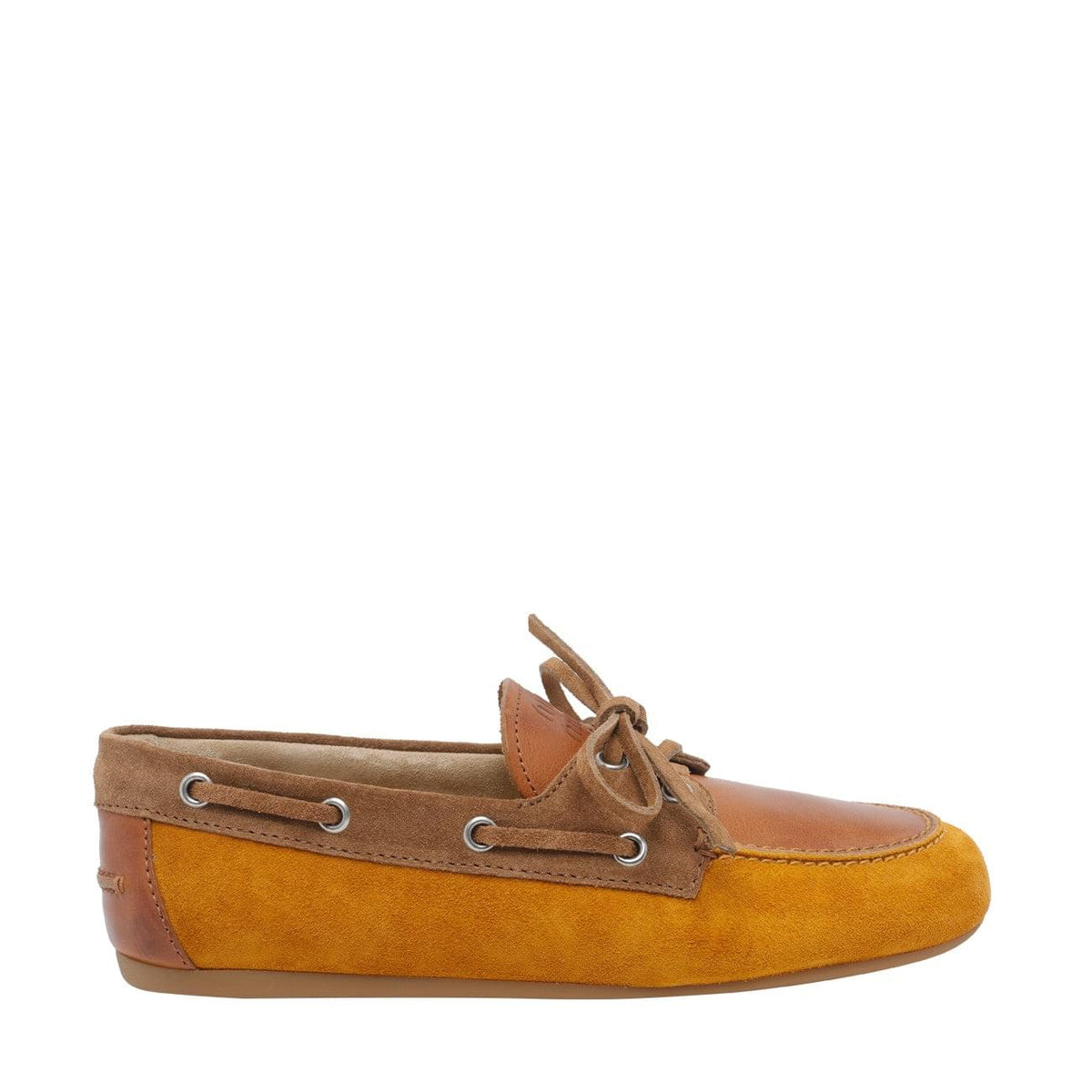Miu Miu Women Suede-Wrapped Loafing Moccasin MIU MIU