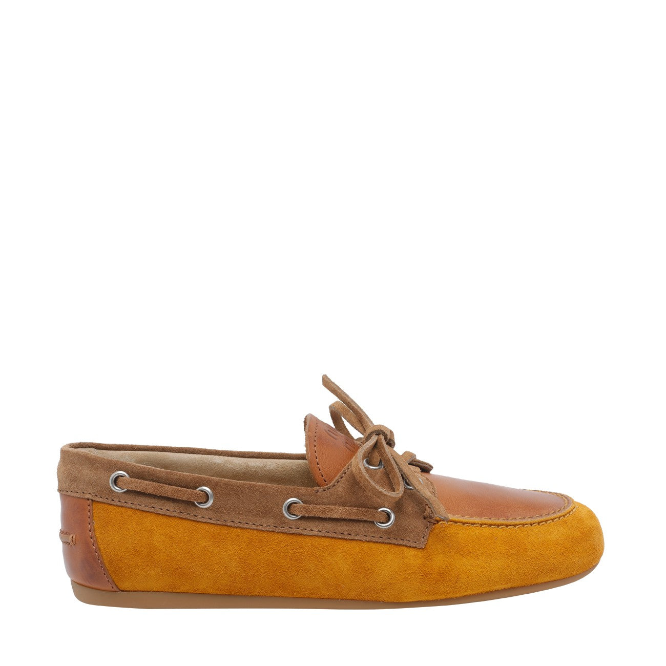Miu Miu Women Suede-Wrapped Loafing Moccasin MIU MIU