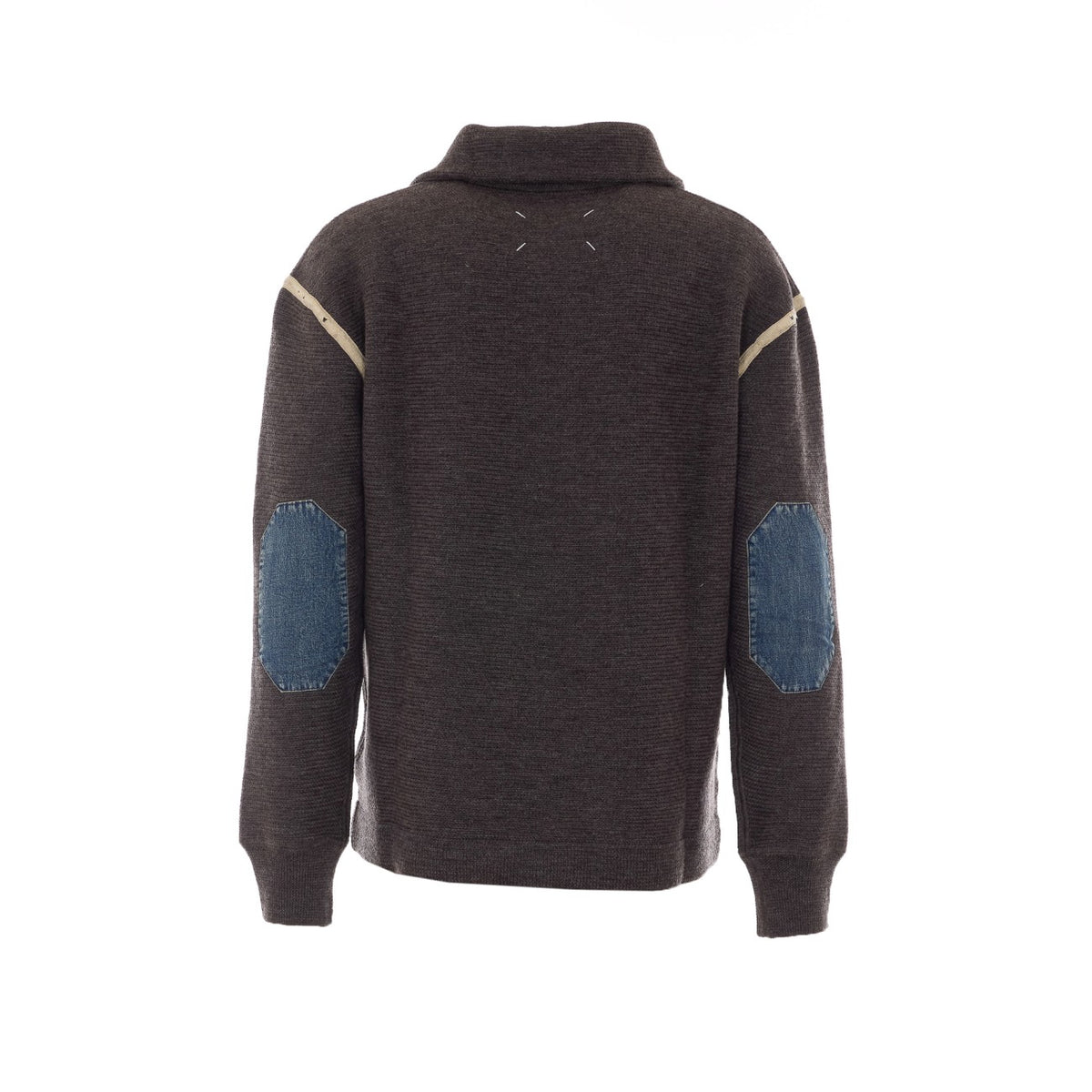 Maison Margiela Men Sweater With Patches On Elbow MAISON MARGIELA