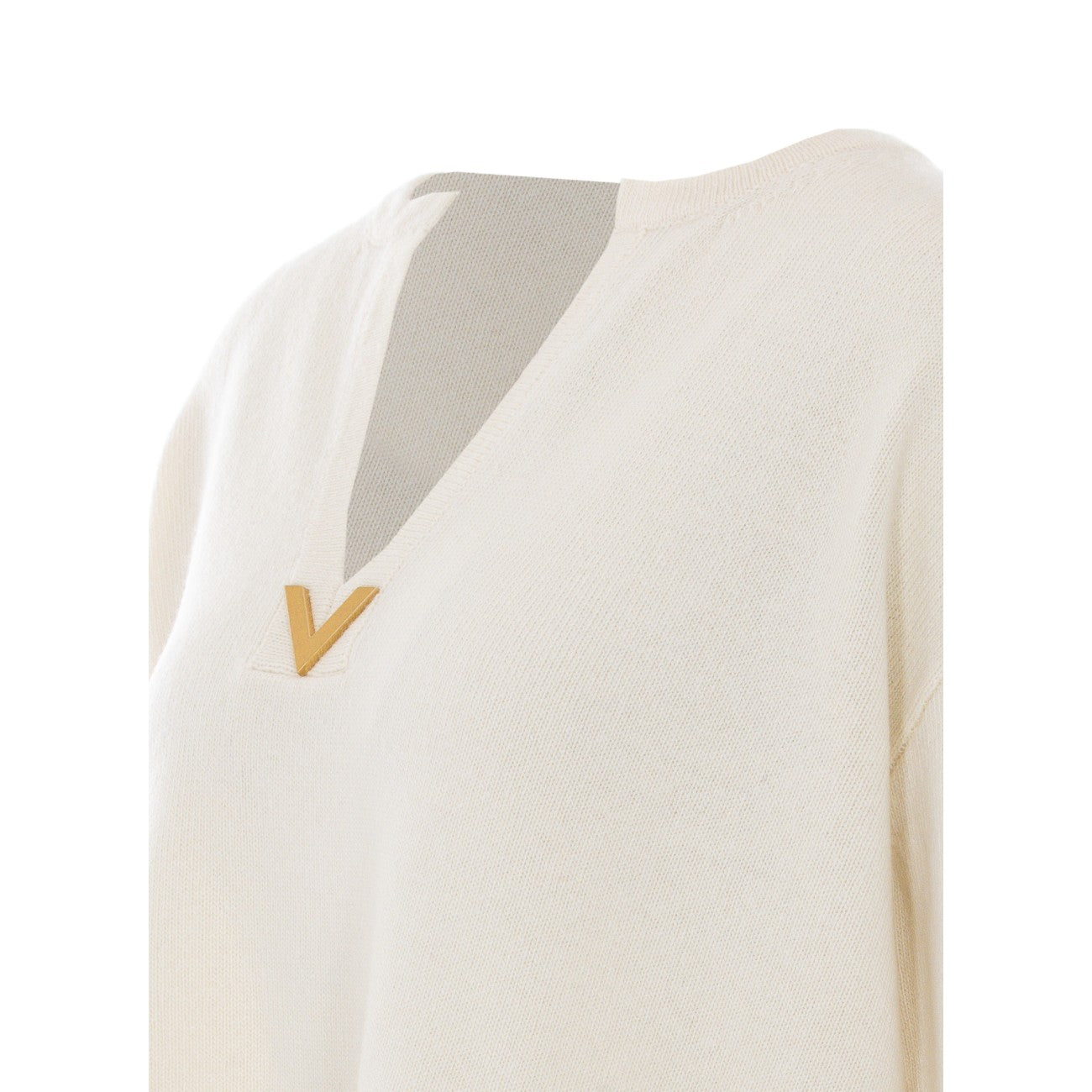 Valentino Garavani Women Sweater With V Logo Detail VALENTINO GARAVANI