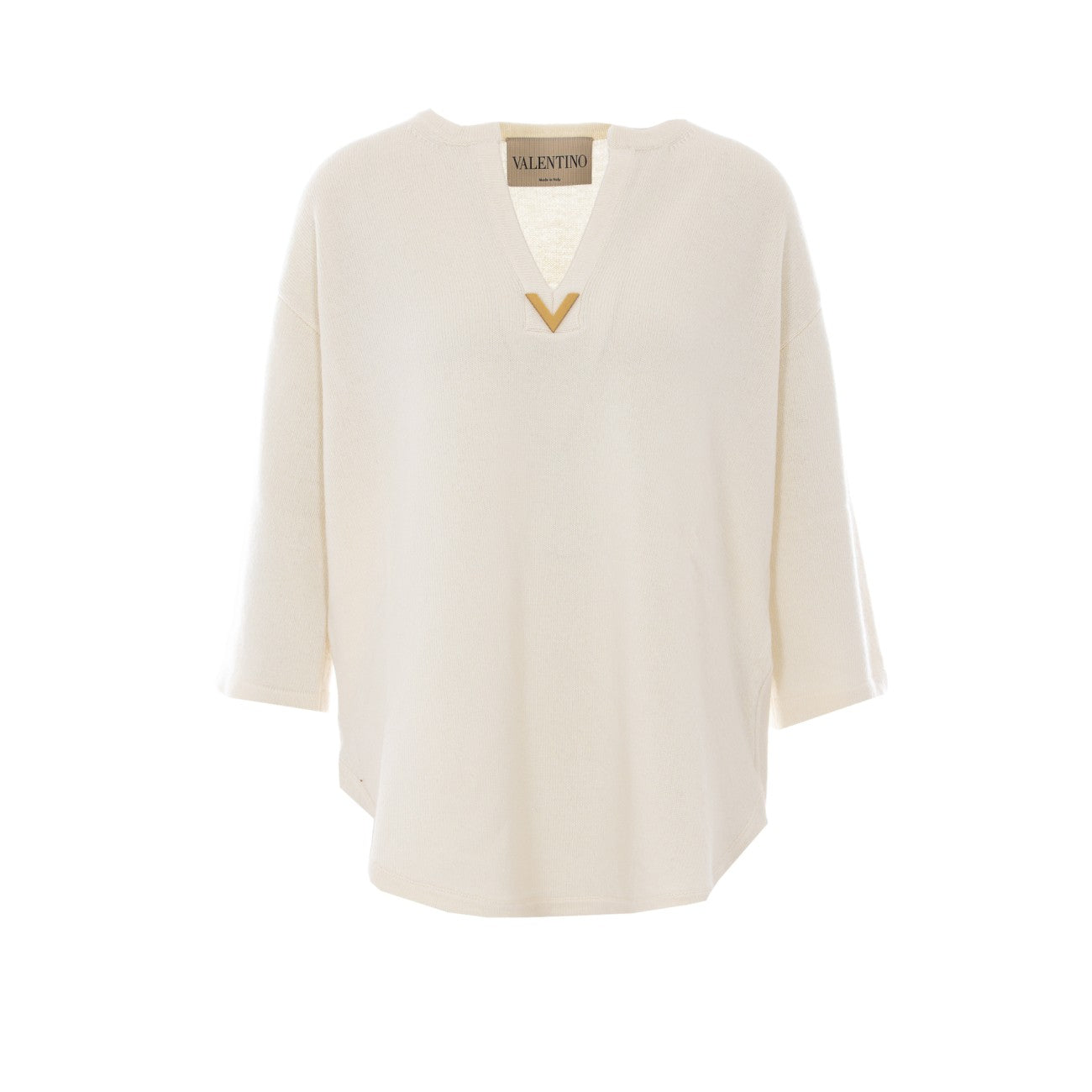 Valentino Garavani Women Sweater With V Logo Detail VALENTINO GARAVANI