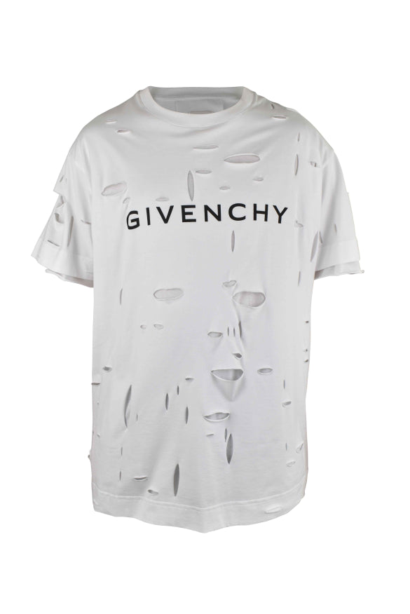 Givenchy Men 2 Layers Hole T-Shirt GIVENCHY