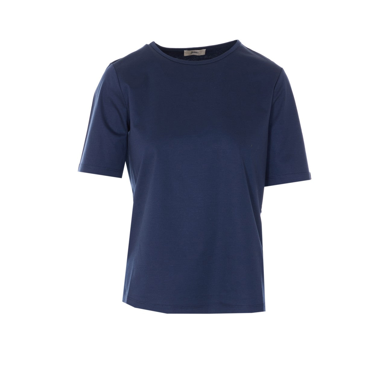 Herno Women T-Shirt With Buttoned Lateral Split HERNO