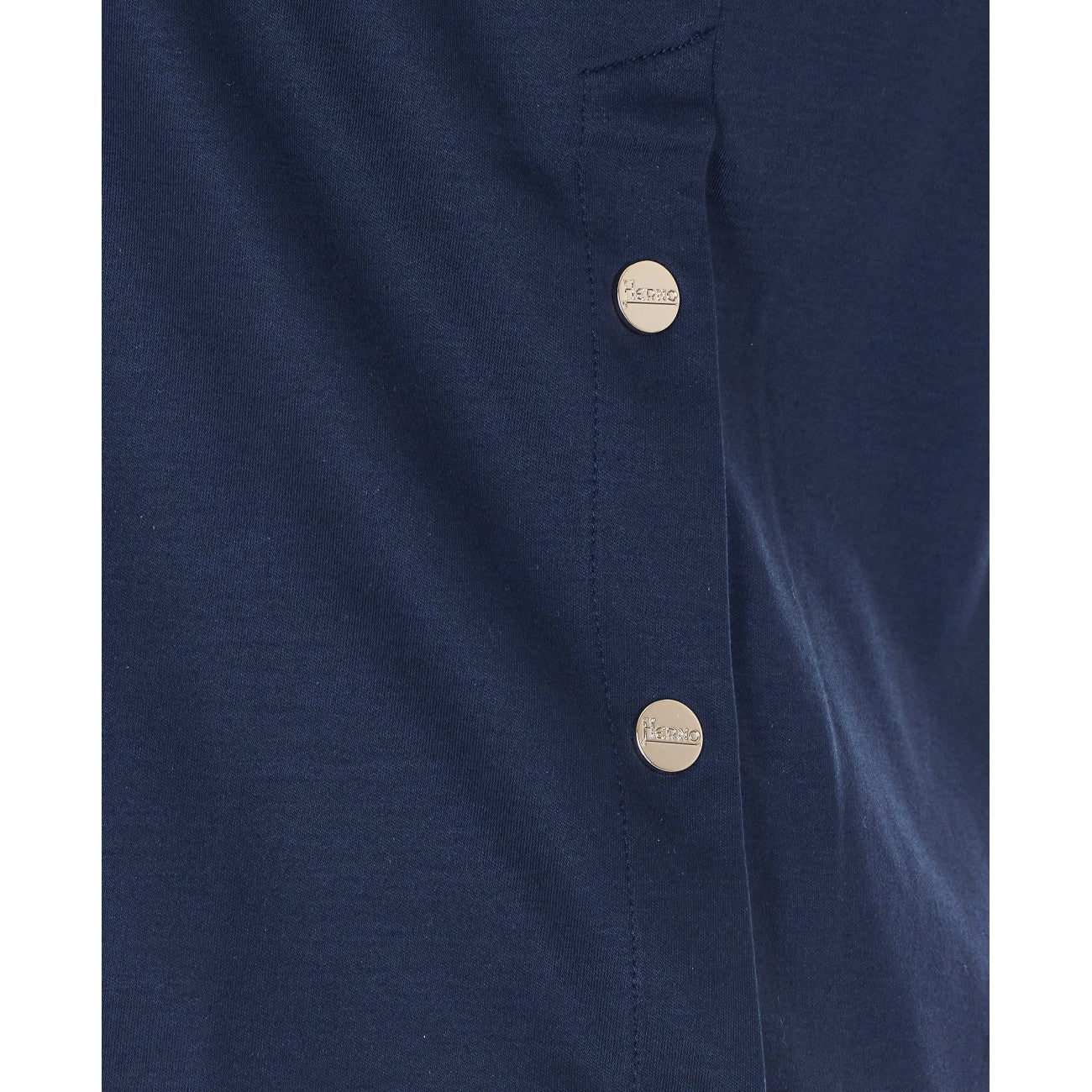Herno Women T-Shirt With Buttoned Lateral Split HERNO