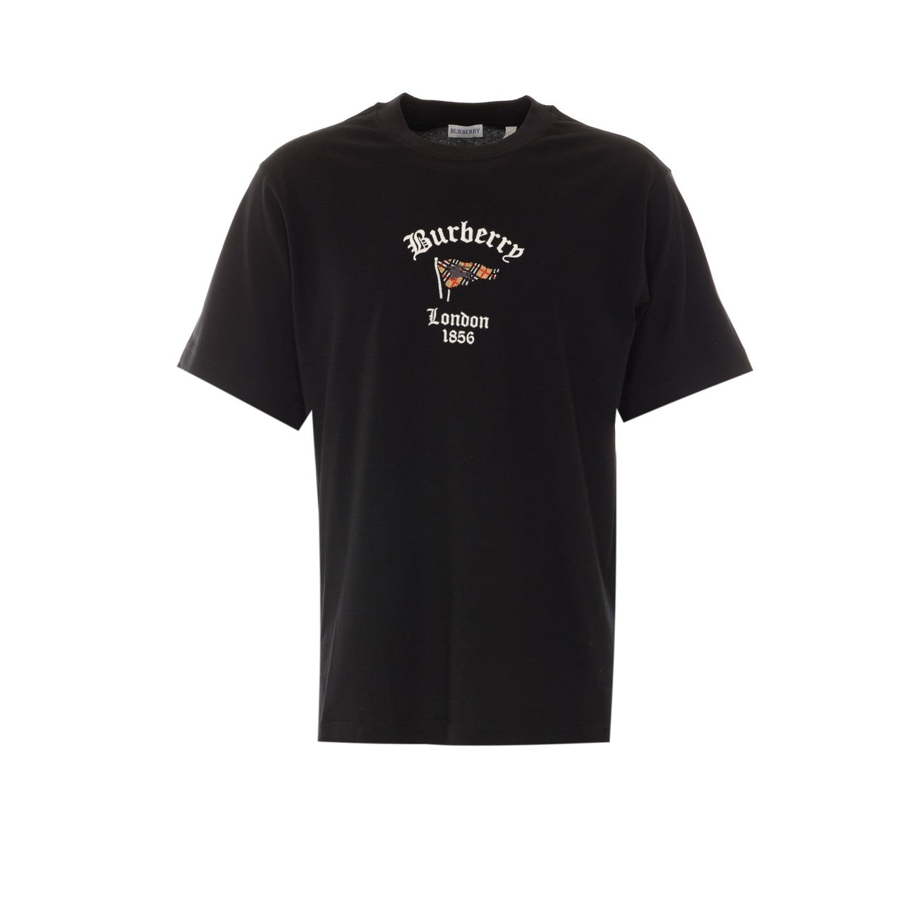 Burberry Men T-Shirt With Check Flag BURBERRY