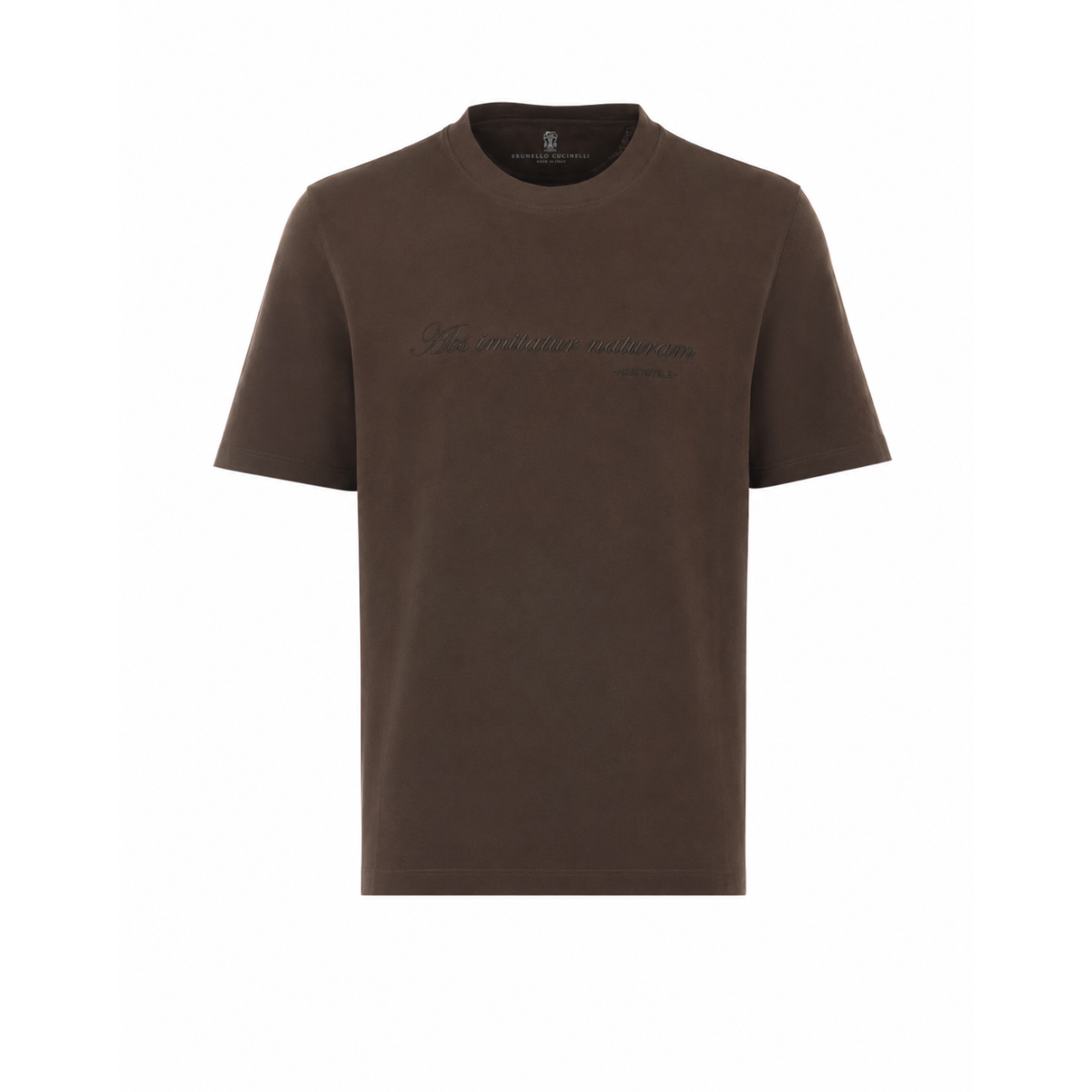 Brunello Cucinelli Men T-Shirt With Embroidery BRUNELLO CUCINELLI