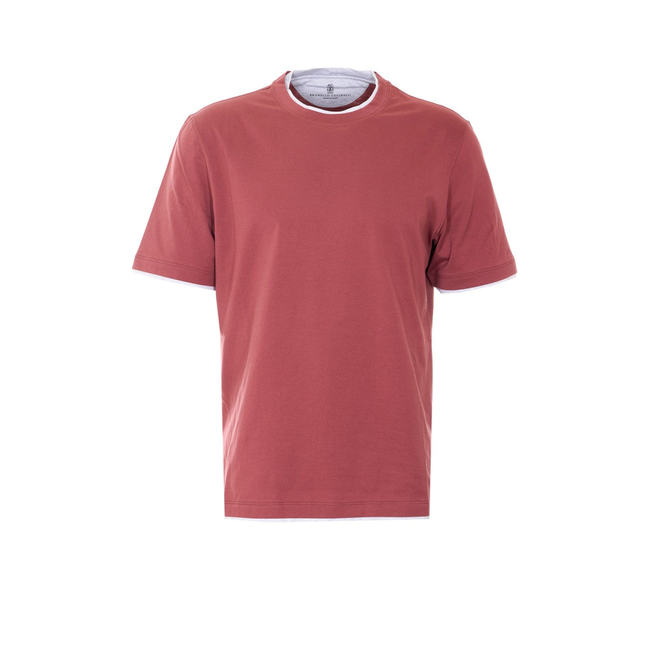 Brunello Cucinelli Men T-Shirt With Faux Layering BRUNELLO CUCINELLI