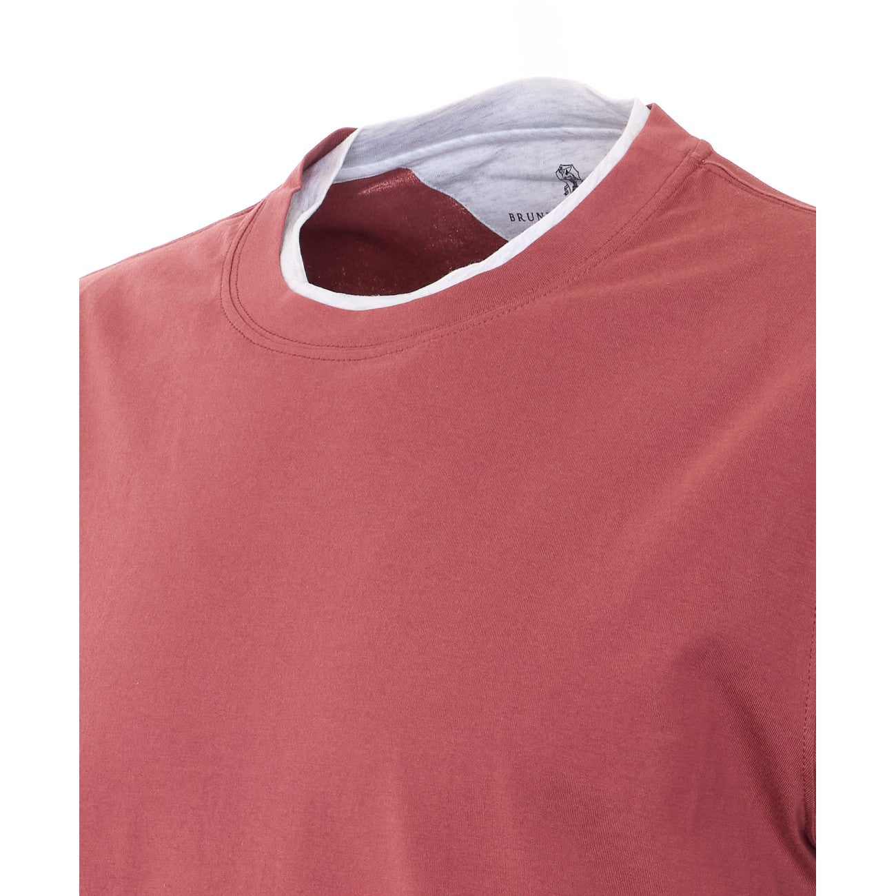 Brunello Cucinelli Men T-Shirt With Faux Layering BRUNELLO CUCINELLI