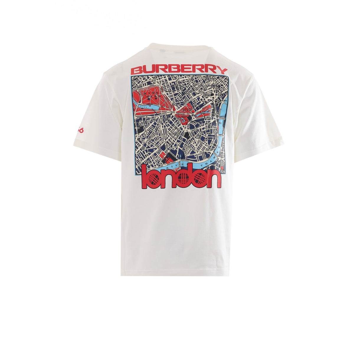 Burberry Men T-Shirt With Logo And London Map BURBERRY