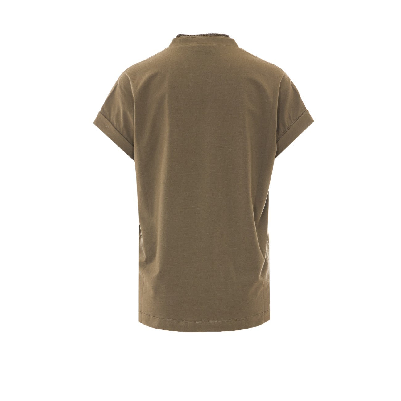 Brunello Cucinelli Women T-Shirt With Monile Detail BRUNELLO CUCINELLI