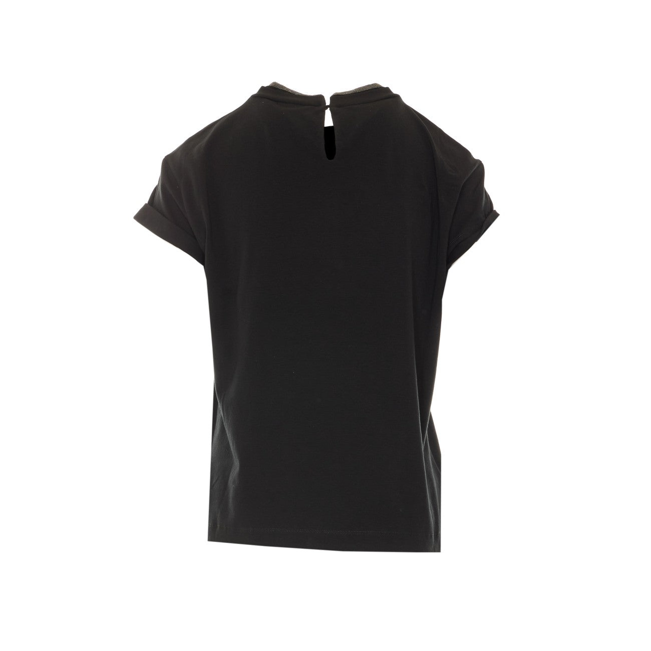 Brunello Cucinelli Women T-Shirt With Monile Detail BRUNELLO CUCINELLI