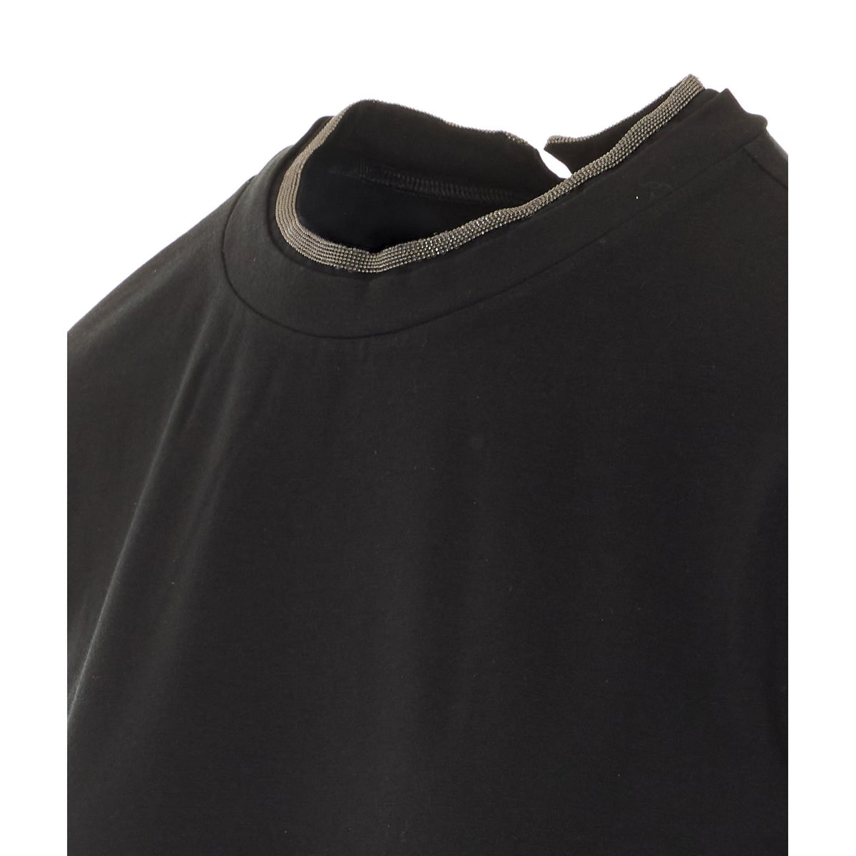 Brunello Cucinelli Women T-Shirt With Monile BRUNELLO CUCINELLI