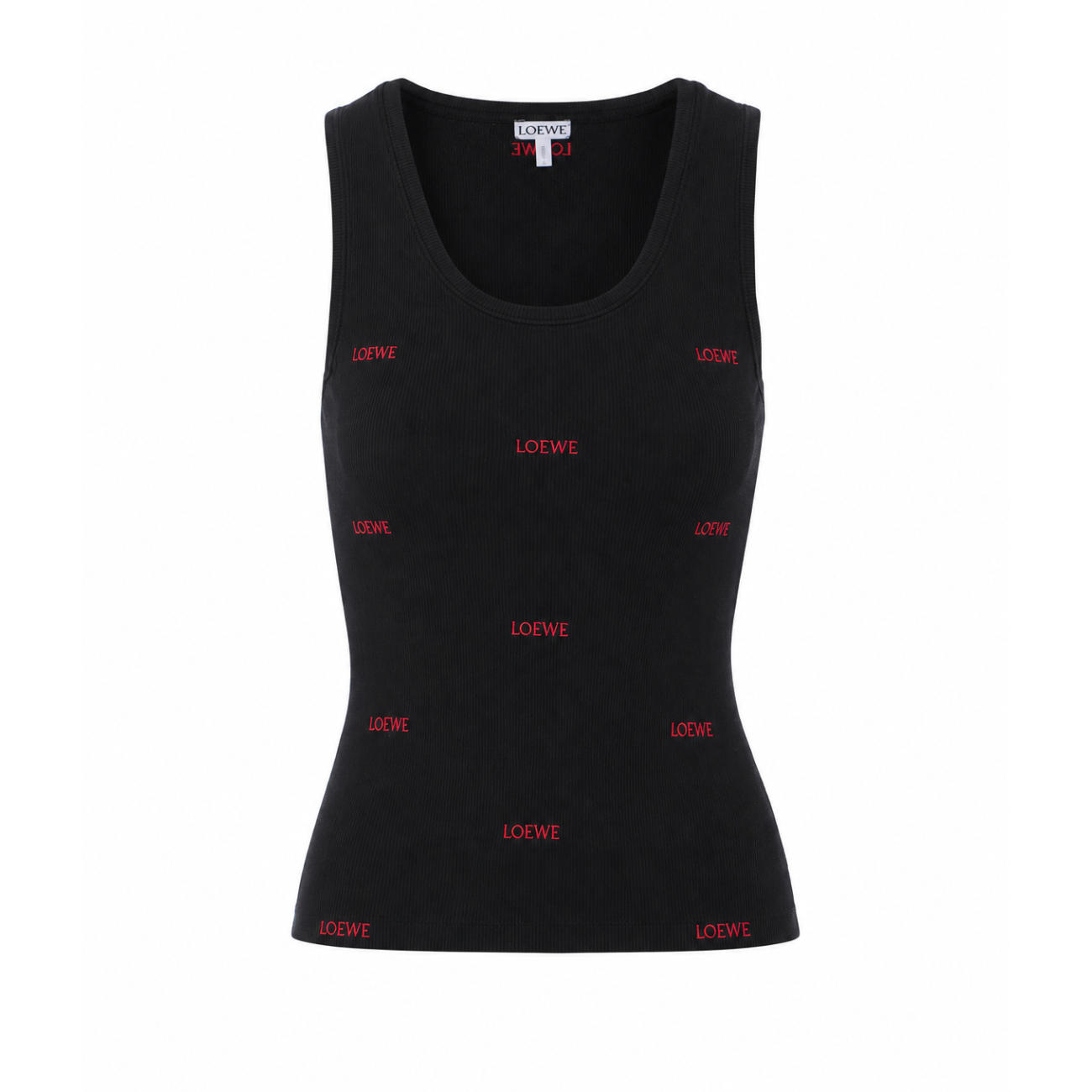 Loewe Women Tank Top With Allover Loewe Logo LOEWE