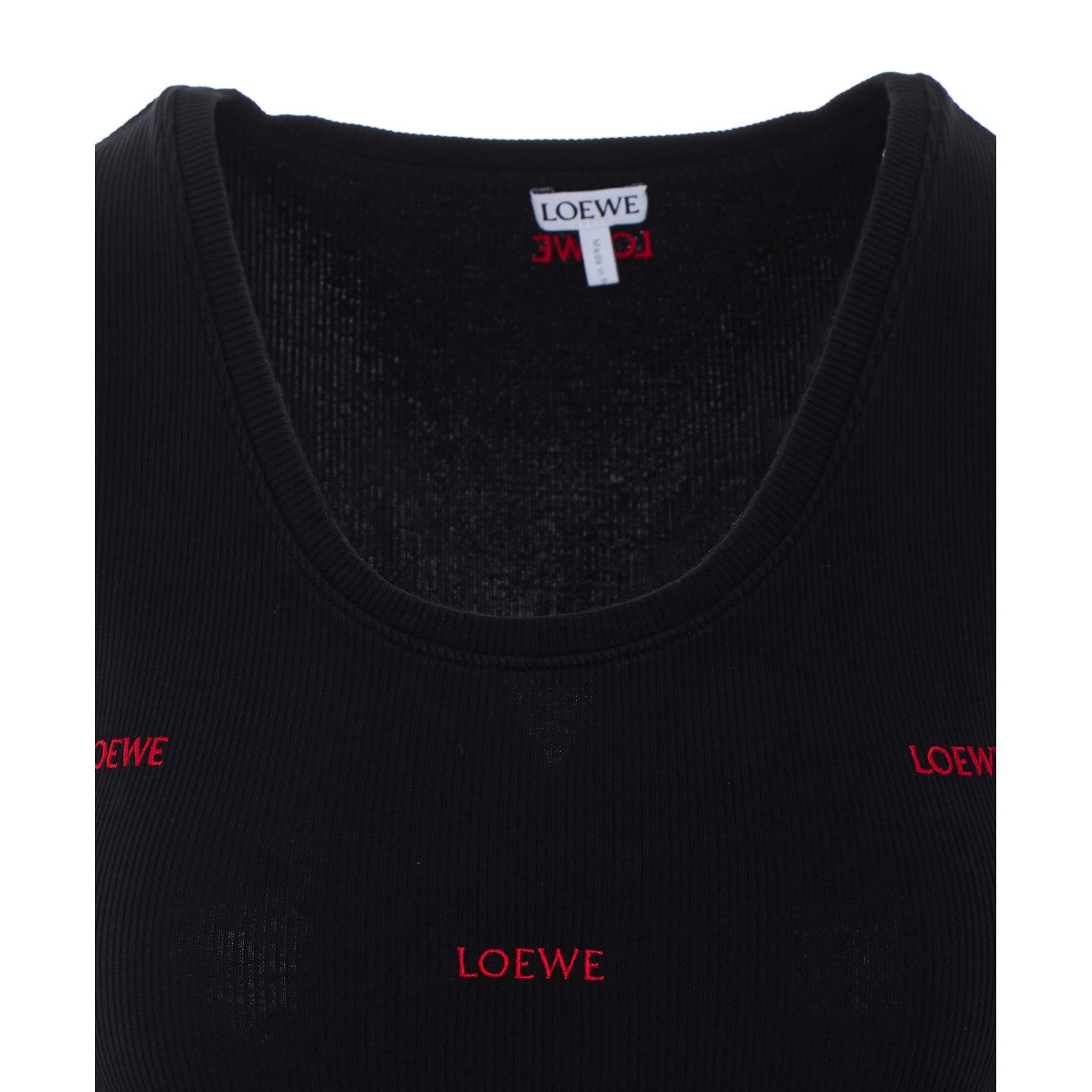 Loewe Women Tank Top With Allover Loewe Logo LOEWE