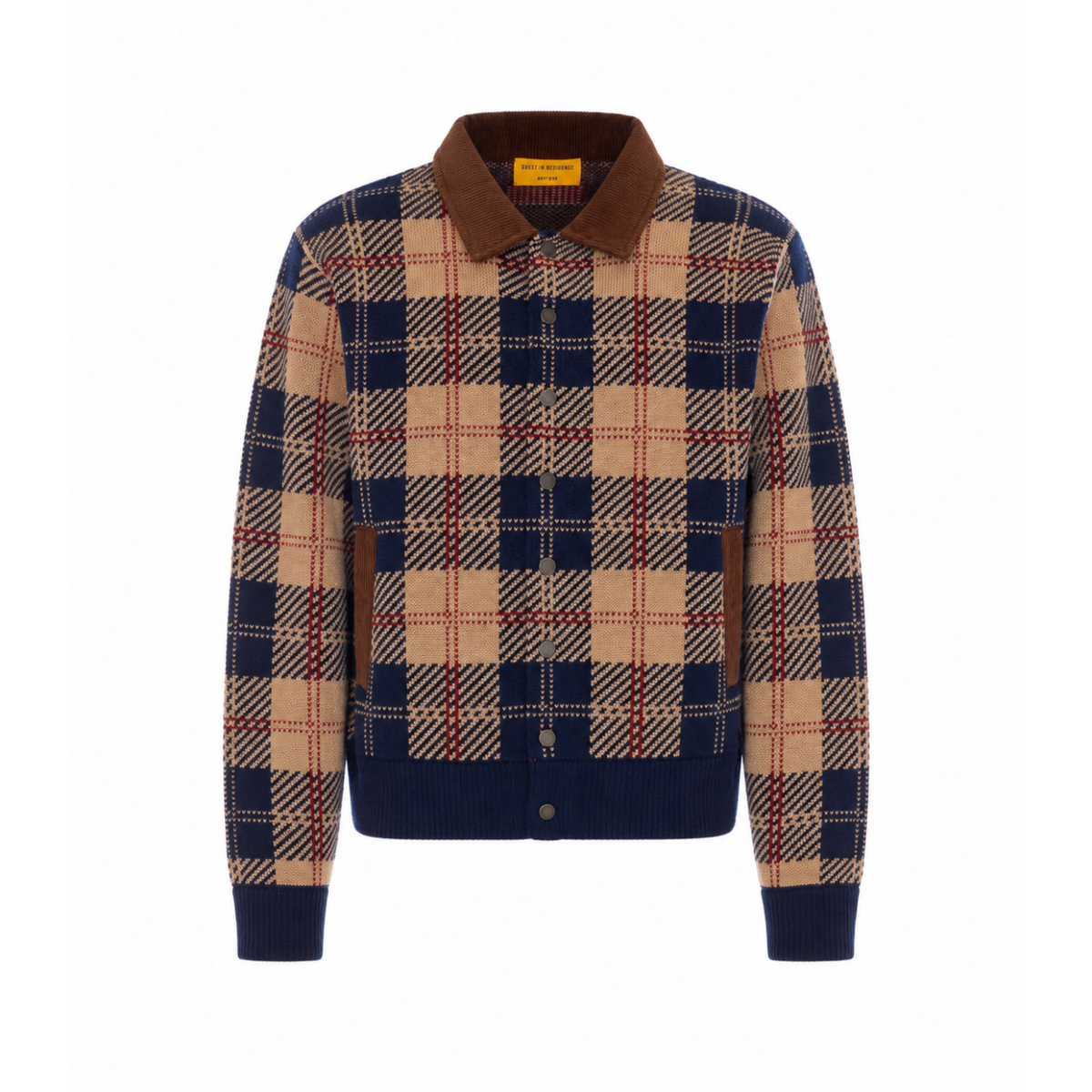 Guest In Residence Men Tartan Bomber GUEST IN RESIDENCE