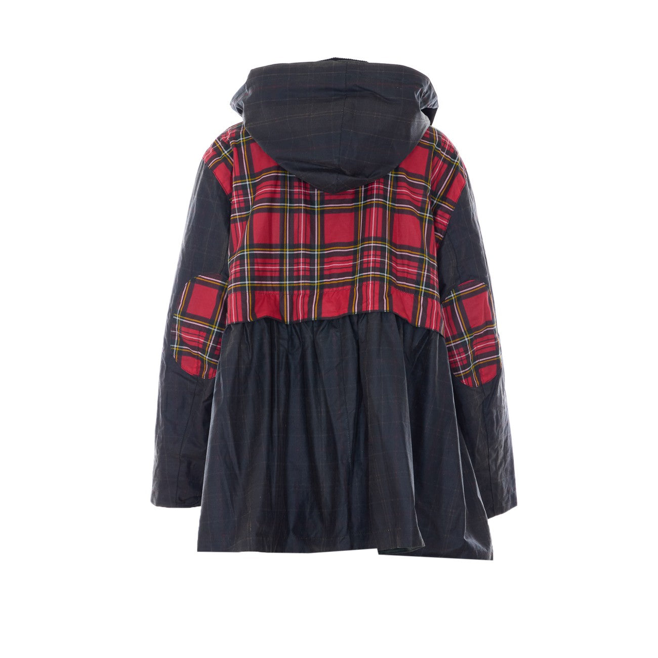 Barbour X Ganni Women Tartan Peplum Wax Jacket BARBOUR X GANNI