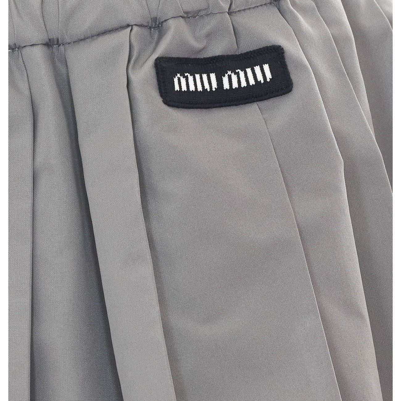 Miu Miu Women Technical Fabric Mini Skirt MIU MIU