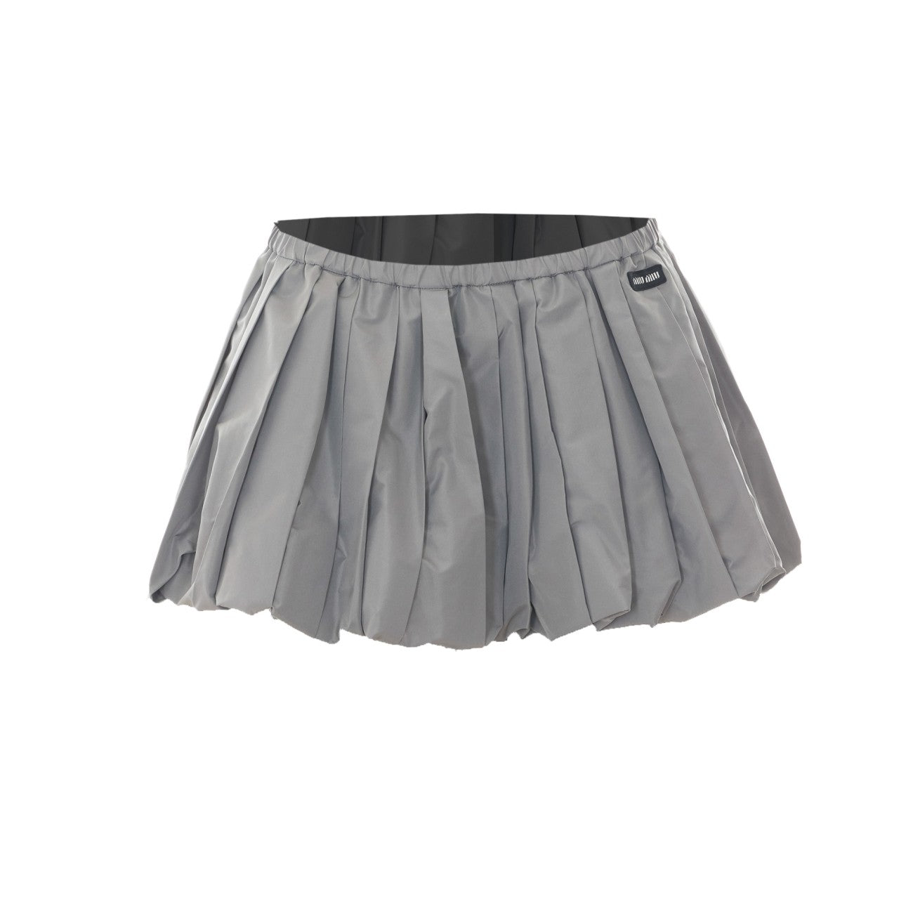 Miu Miu Women Technical Fabric Mini Skirt MIU MIU