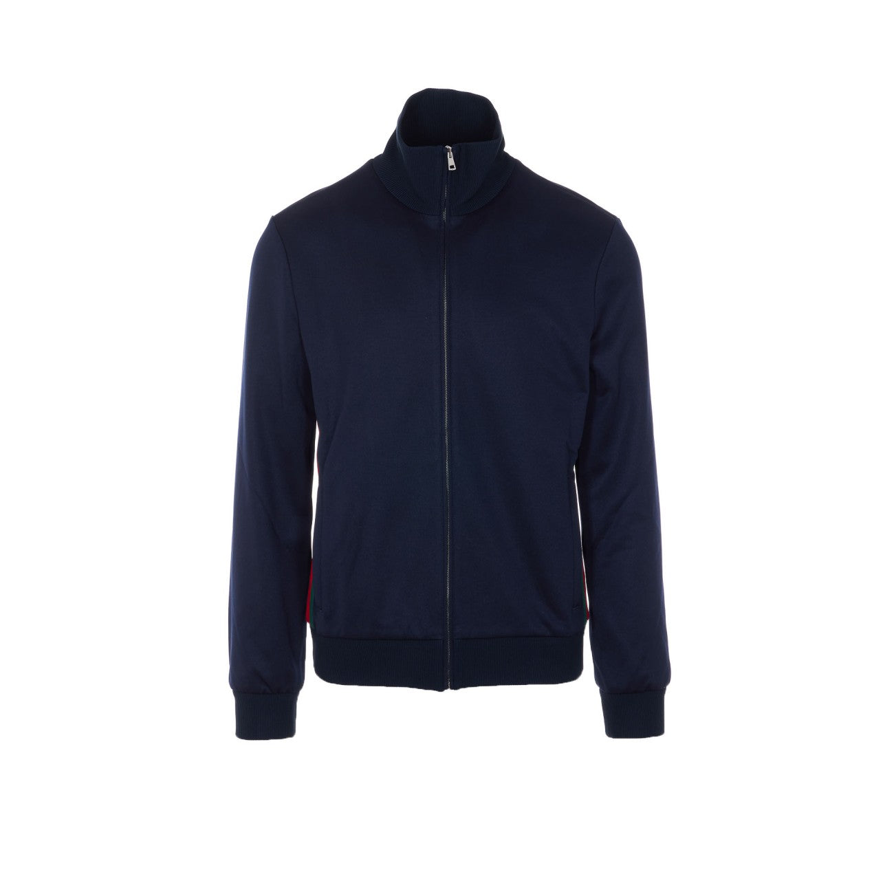 Gucci Men Technical Jersey With Web Zipped Jacket GUCCI