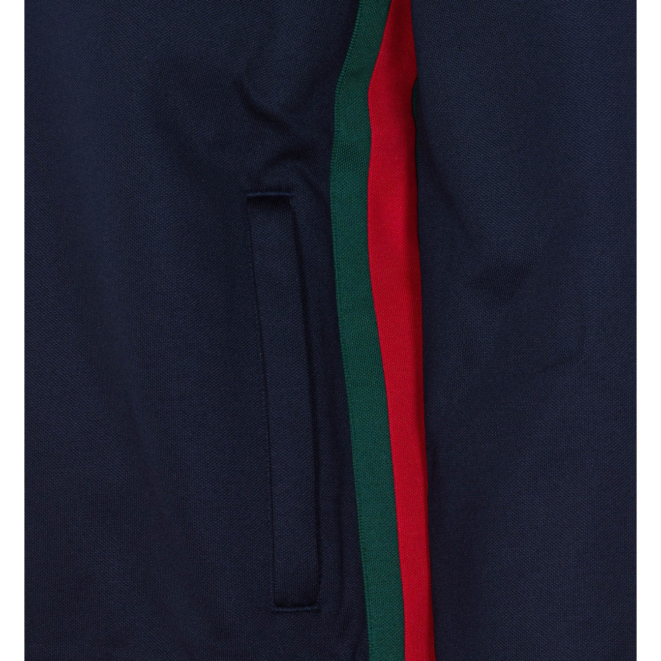 Gucci Men Technical Jersey With Web Zipped Jacket GUCCI