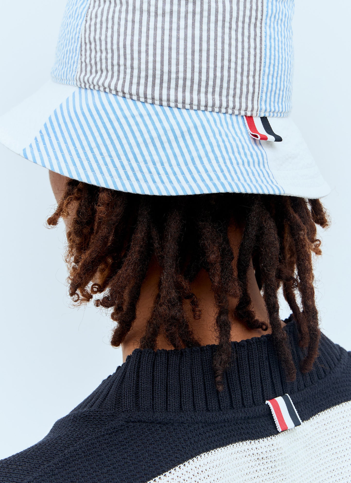 Thom Browne Men Quarter Bucket Hat THOM BROWNE