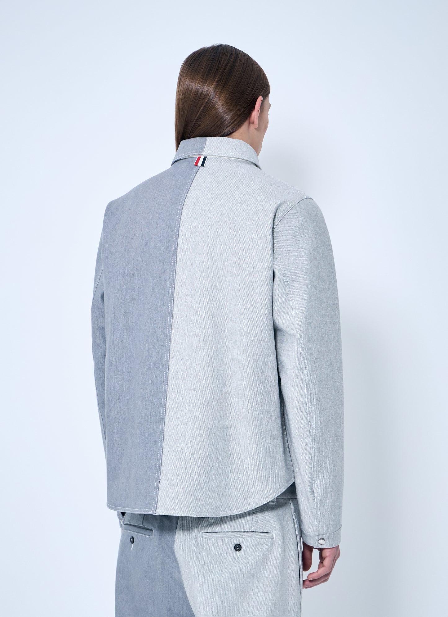 Thom Browne Men Contrast Utility Jacket THOM BROWNE