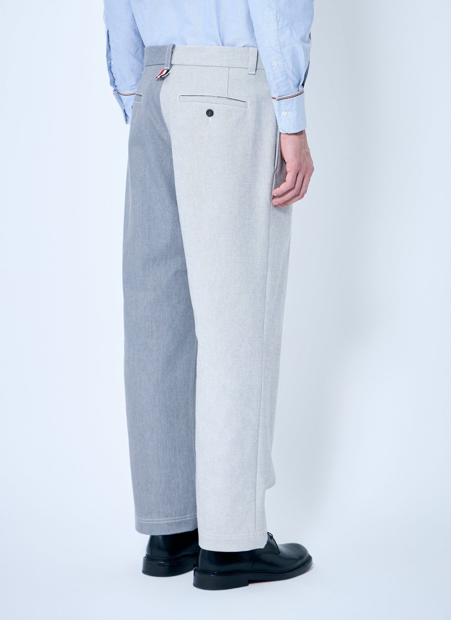 Thom Browne Men Constrast Tailored Pants THOM BROWNE