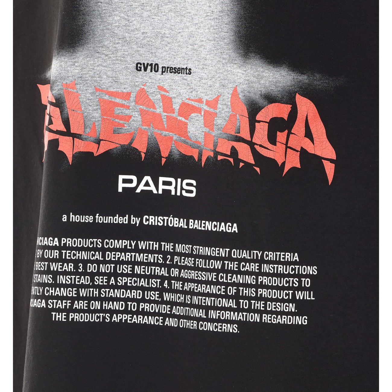 Balenciaga Men The Door Oversize T-Shirt BALENCIAGA