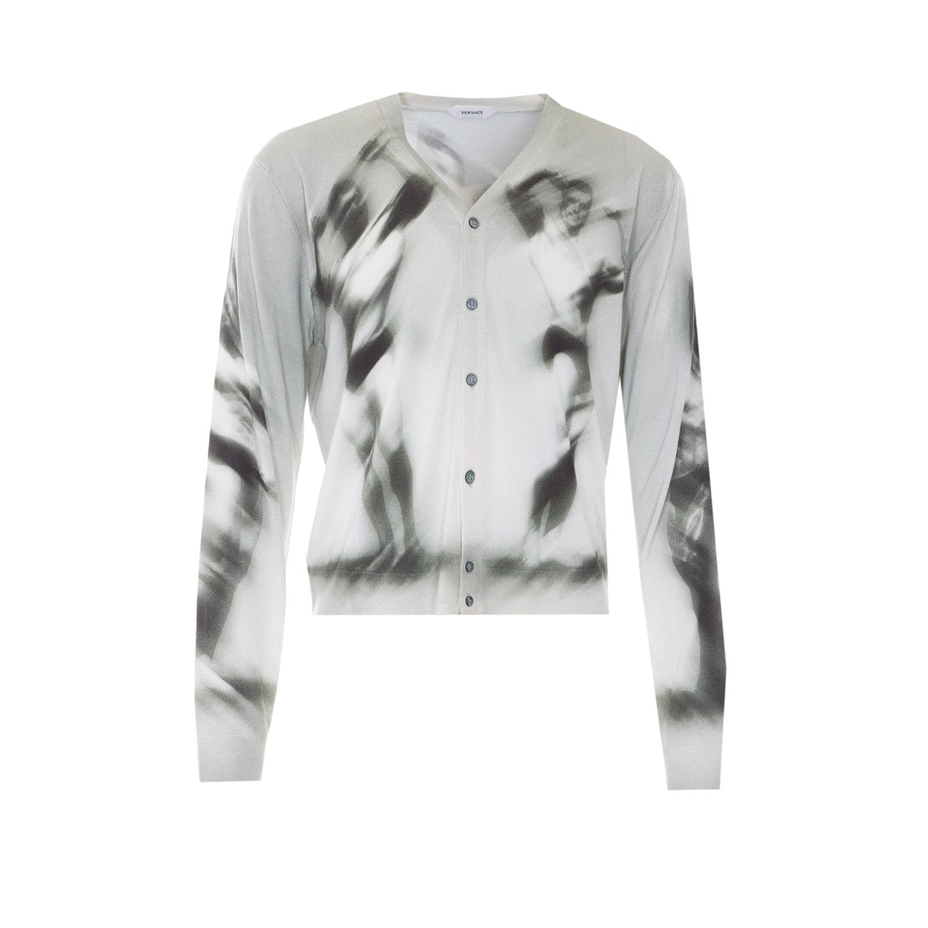Versace Men The Flex Print Silk Cardigan VERSACE