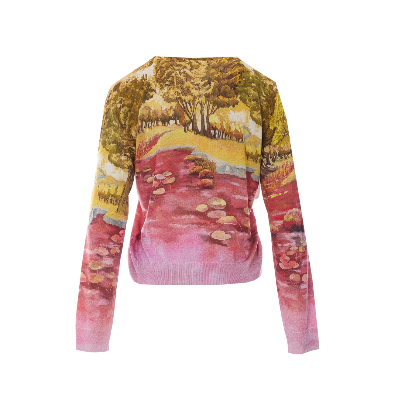 Versace Women The Naturist Print Silk Cardigan VERSACE