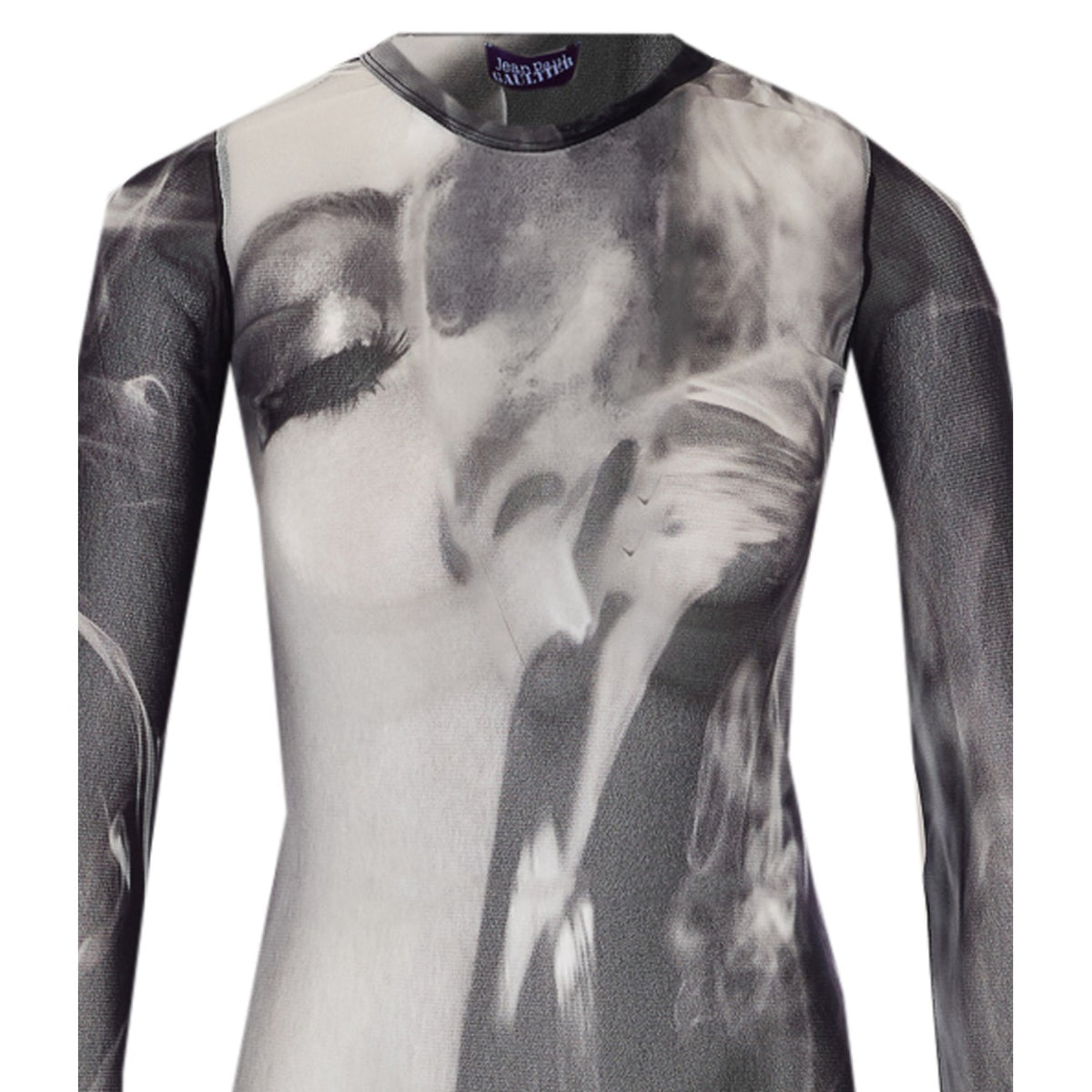 Jean Paul Gaultier Women The Smoking Women Print Long Dress JEAN PAUL GAULTIER