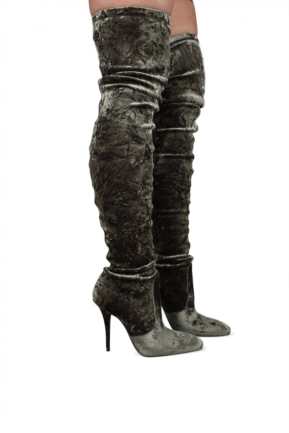 Saint Laurent Women Talia Thigh-High SAINT LAURENT