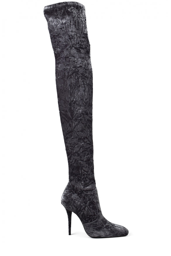 Saint Laurent Women Talia Thigh-High Boots SAINT LAURENT